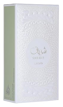 Lattafa Sherif Fruity, Woody, Musky, Aromatic Eau de Parfum Spray Long-Lasting Fragrance for Unisex, 3.4 Ounce / 100 ml