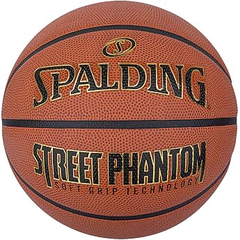 Spalding - Street Phantom Basketball Ball - Size 7 - Basketball - Certified Ball - Rubber - Outdoor