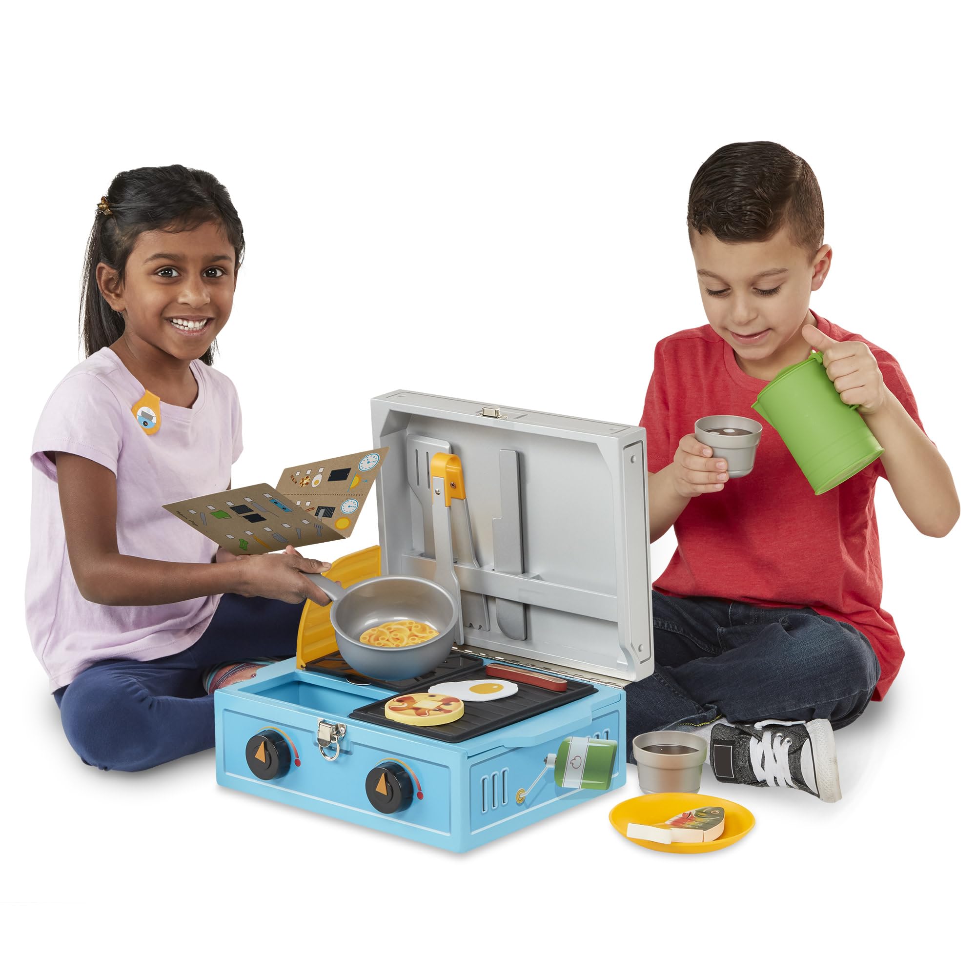 Melissa & Doug Juego De Hornillo De Campamento, Juego De Camping para Niños, Juguetes De Desarollo, 3+, Regalo para Niño O Niña