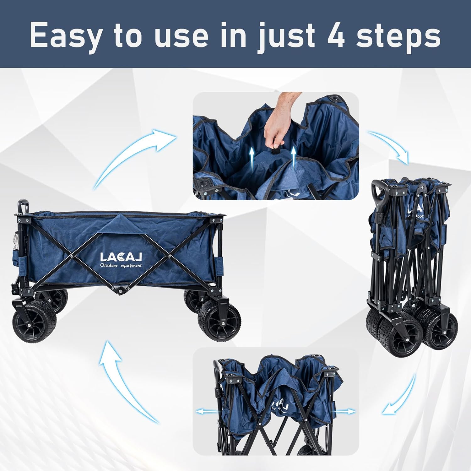 Carro Compra Plegable Beau Jardin Carro Playa Carrito Plegable Con