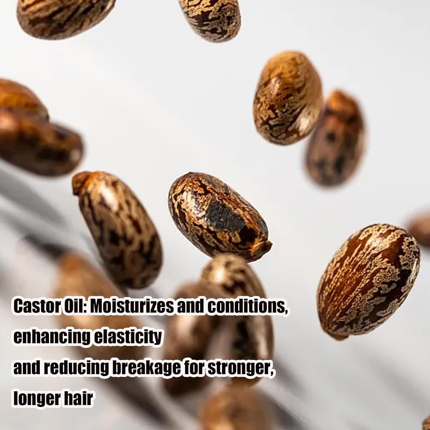 No Bald Hair Growth Oil Blend Hair Mask for Damaged Frizzy Hair Deep Conditioning 236.5ml