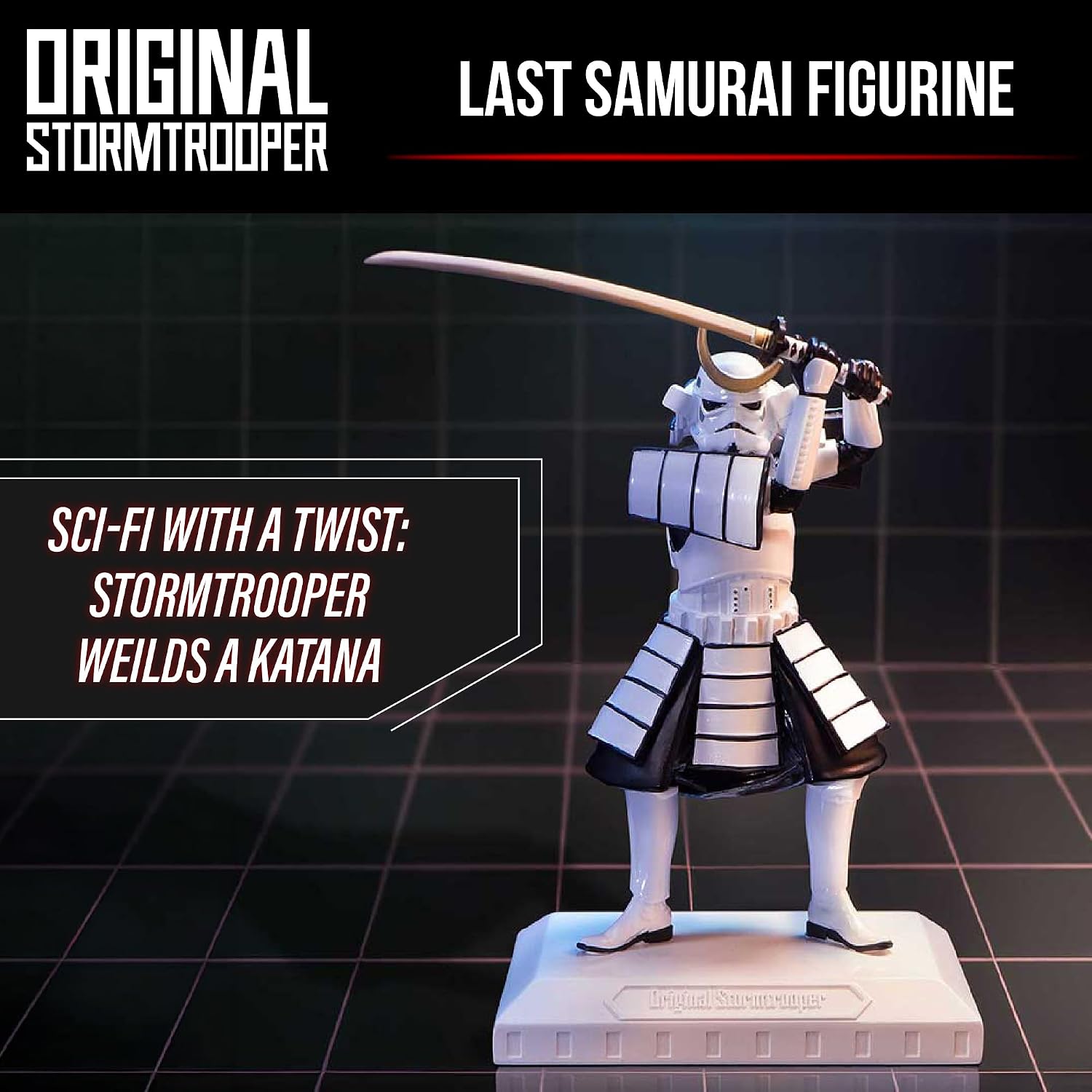 Nemesis Now Stormtrooper The Last Samurai Figurine 19.3cm – Hand Painted Resin Samurai Stormtrooper with Sword, Sci-Fi Collectible, for Star Wars Fans image 2