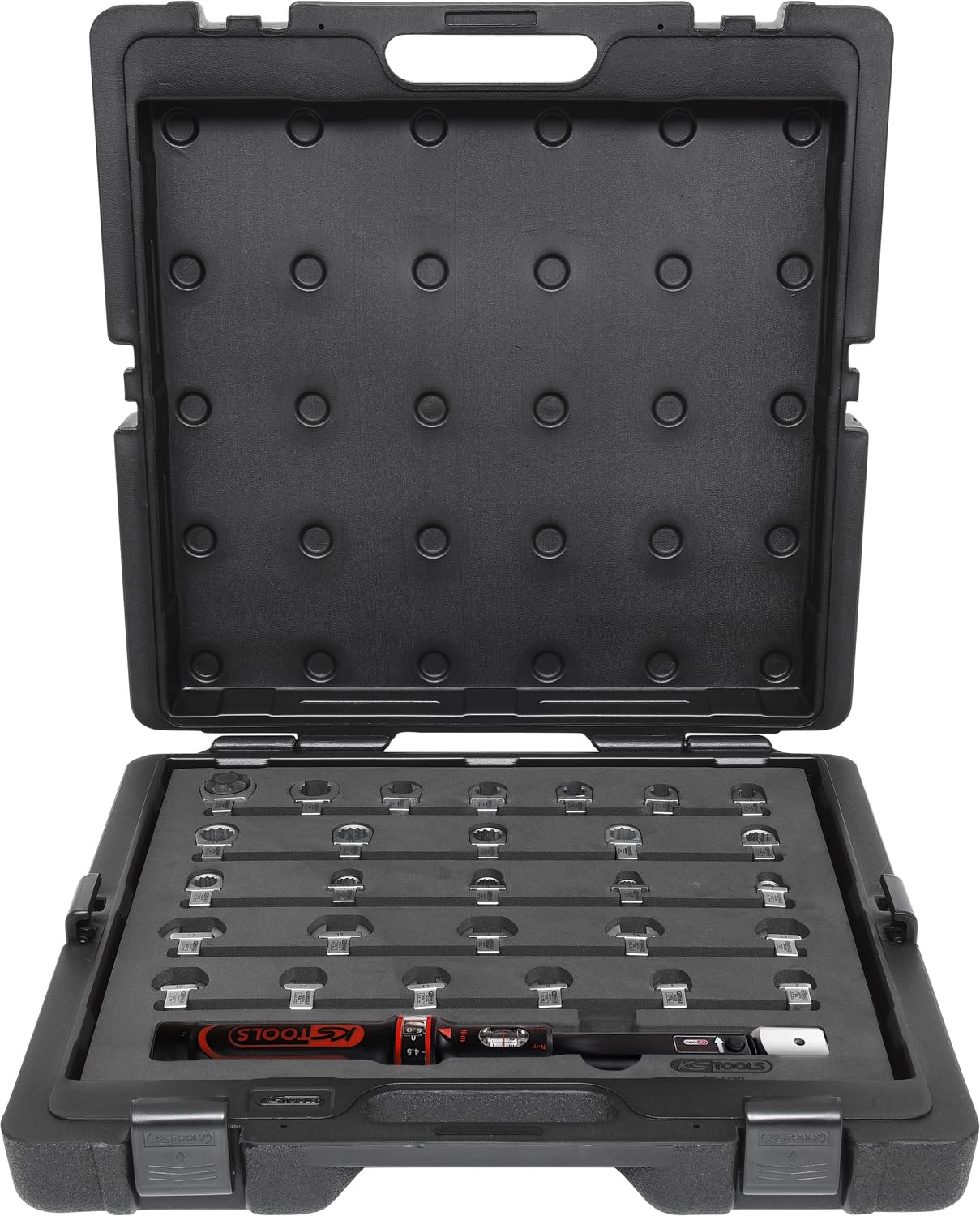 KS Tools 516.1720 Uniwersalny zestaw narzedzi dynamometr,29-szt, 9x12mm, 10-50Nm