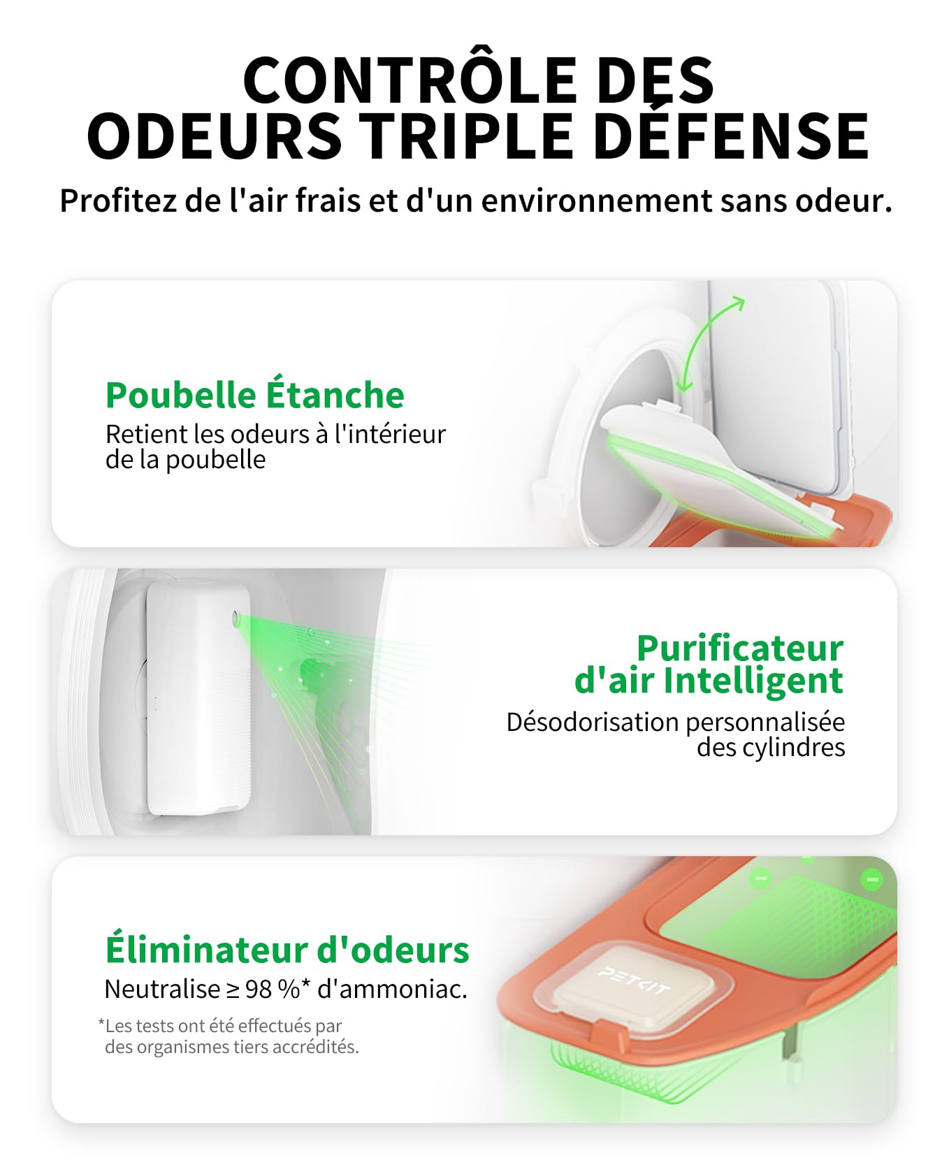 PETKIT Pura Max 2 Litiere Chat Autonettoyante, Bac à Litter Automatic Amélioré, Anti-fuites/Pincement/Odeur, xSecure, Contrôle APP, Capacité 76L pour Plusieurs Chats