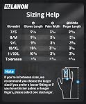LANON Waterproof Gardening Gloves for Women & Men, 2 Pairs Pack Work Gloves with Double Rubber Coated, for Construction, Mechanic,Car & Fish Cleaning, Non-Slip Grip, Blue & Black,Small