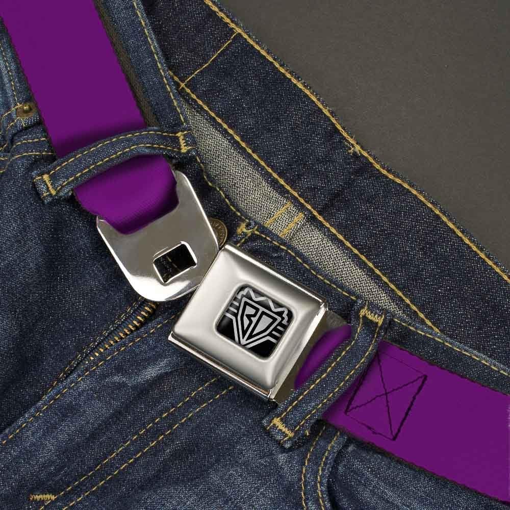Buckle-Down Seatbelt Belt - Purple - 1.0" Wide - 20-36 Inches in Length