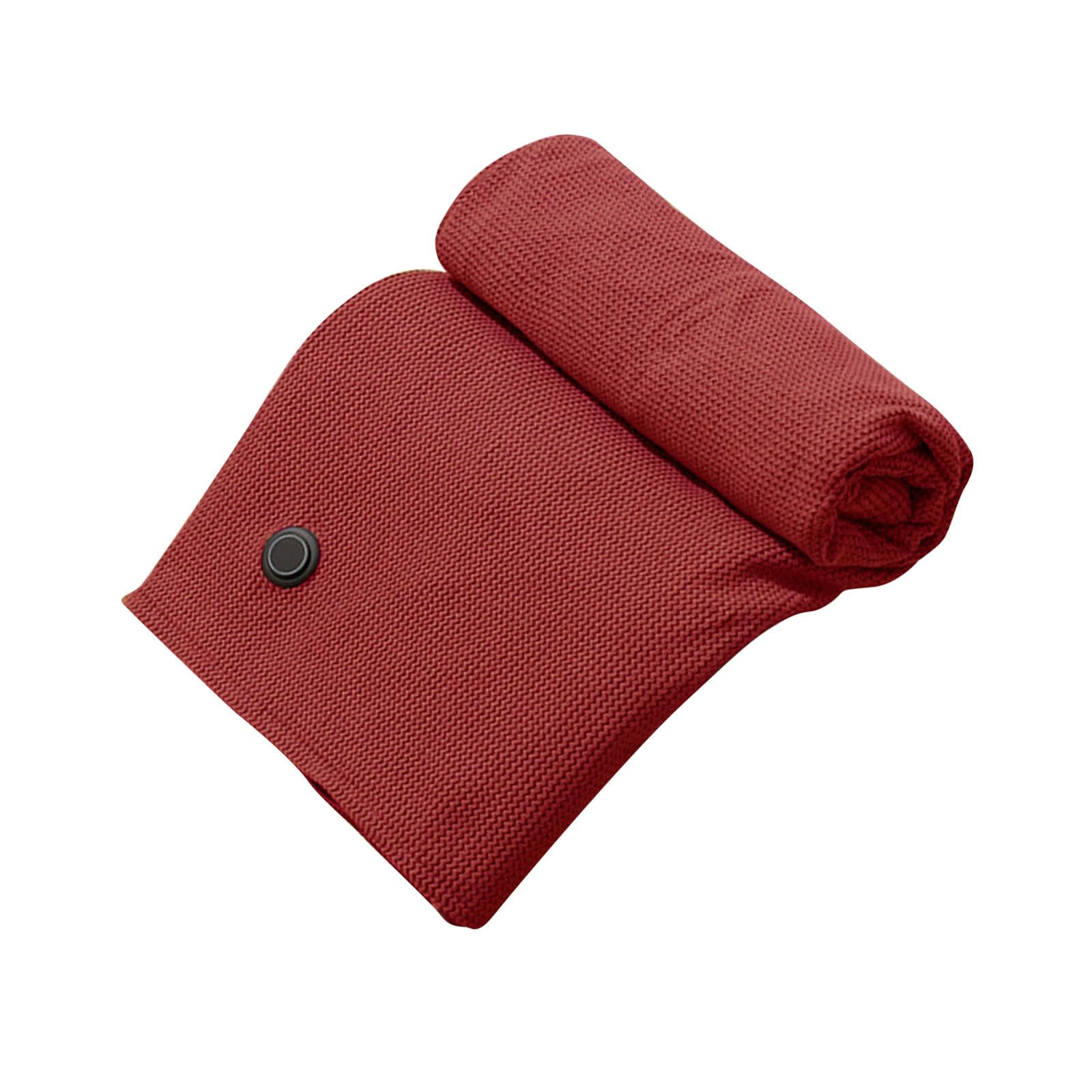 Couverture chauffante femme USB fine lavable en machine pour hiver rigoureux