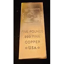Copper Bar Series - Elemental Collection - 5 Pounds of .999 Pure Copper - Polished Rectangle Bar