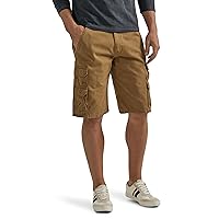 Wrangler Men's Big-Tall Authentics Premium Cargo Short, Acorn Twill