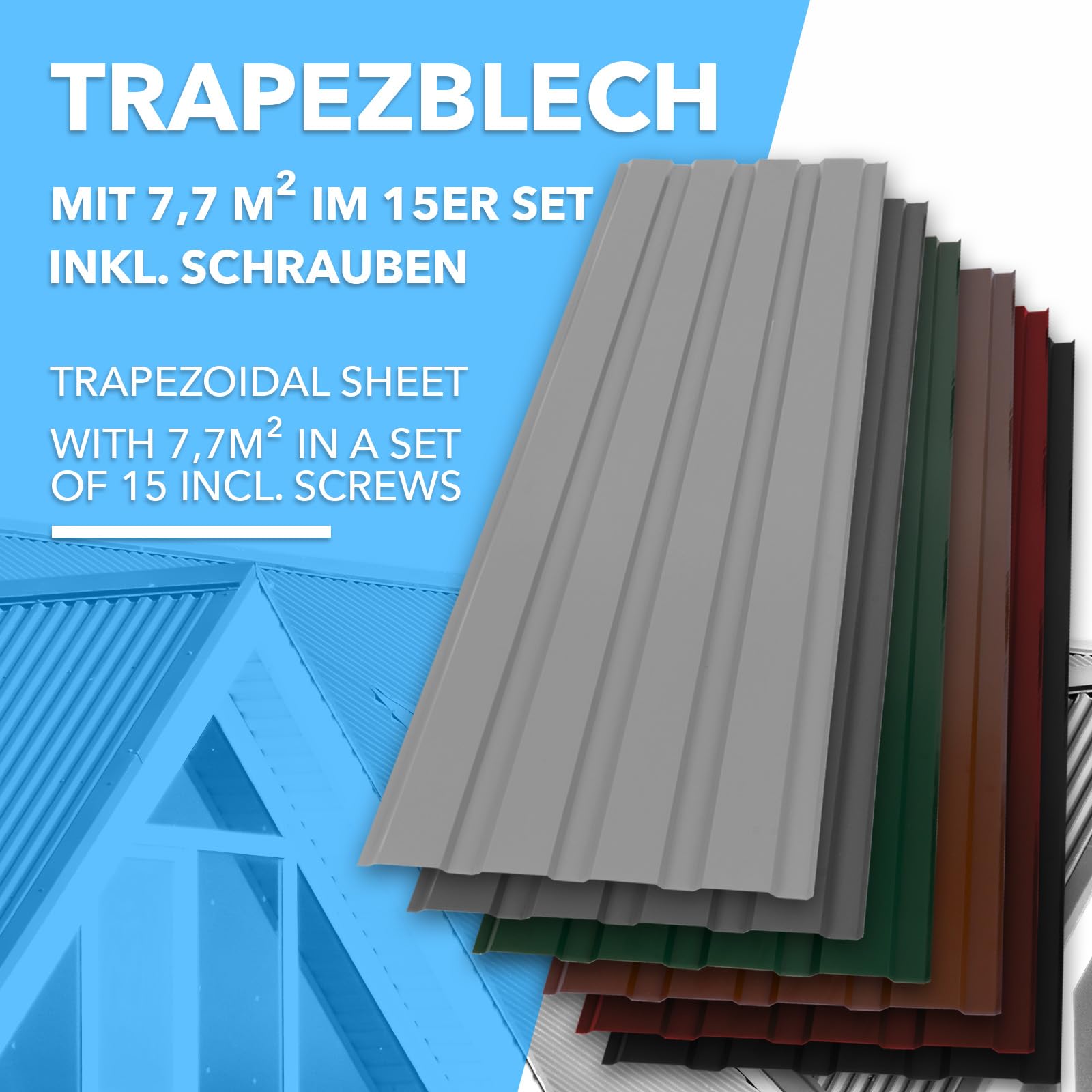 Profielplaat polycarbonaat 35/1035 1mm lichtdoorlatend, breedte 107cm