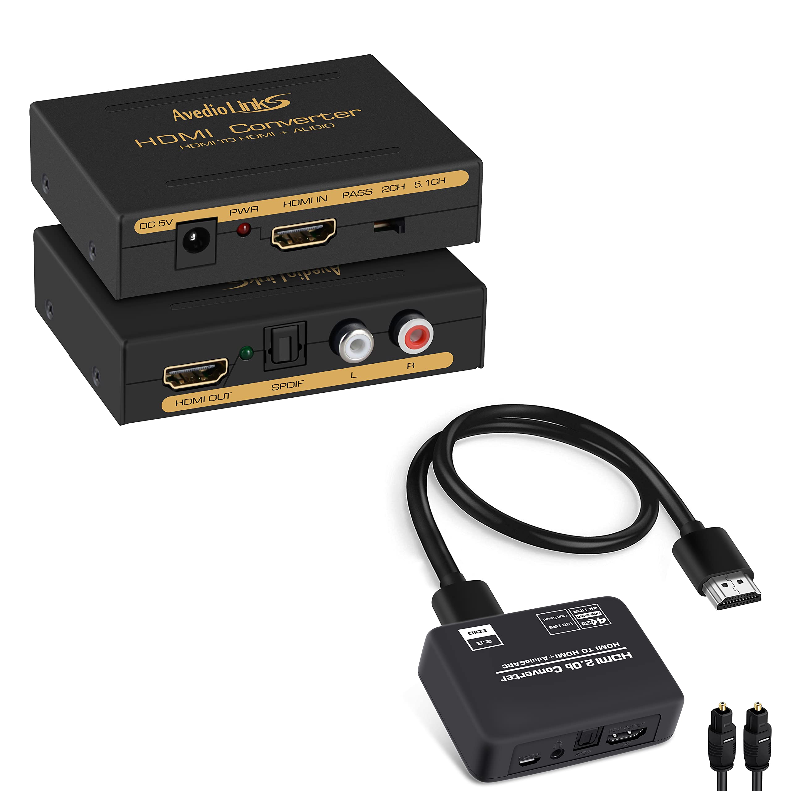 Amazon.com: avedio links 4K HDMI Audio Extractor Splitter with 3.9
