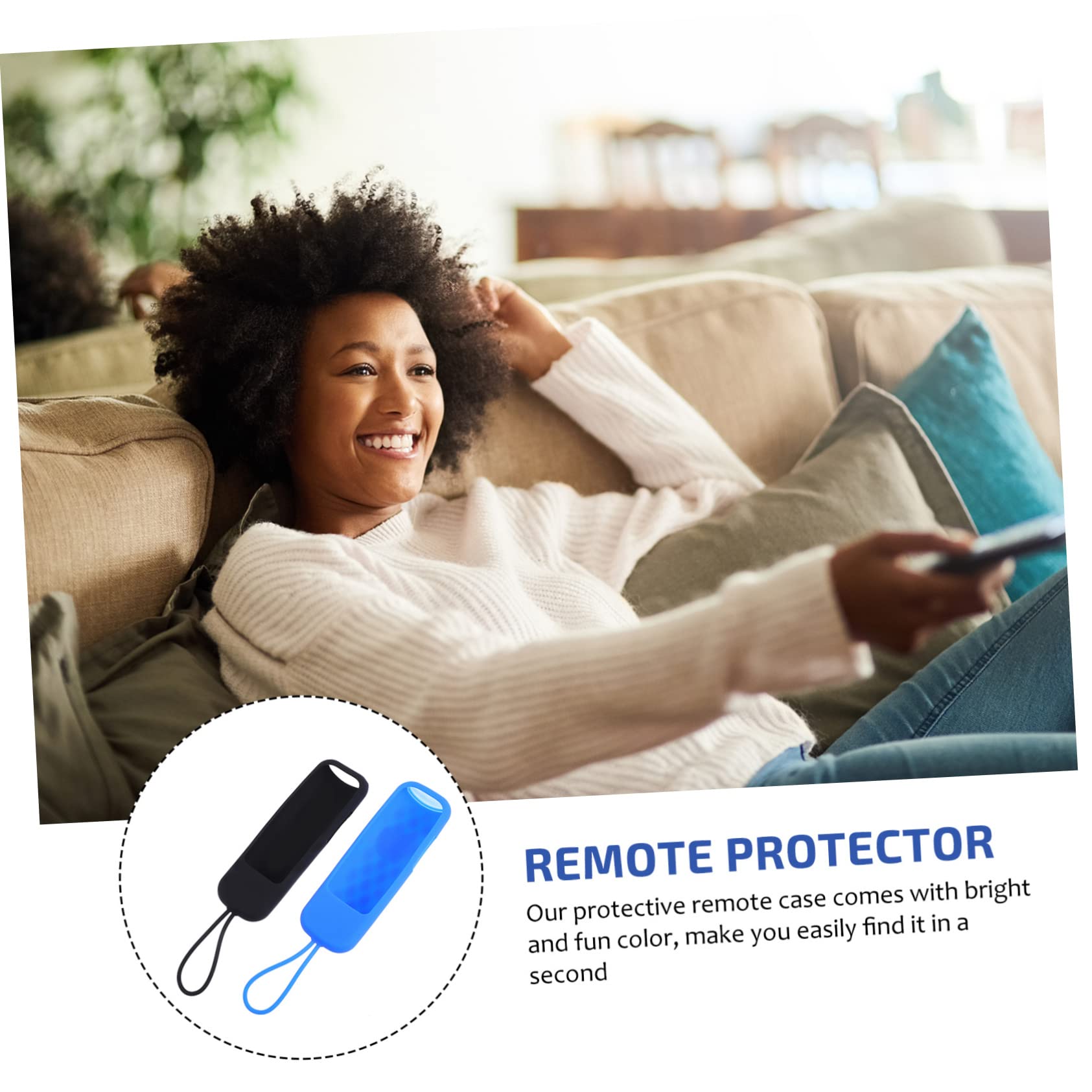 2pezzi Custodia Per Telecomando in Silicone Protettivo Antiurto Da Apertura Per Non Adatta Per Controller Tv
