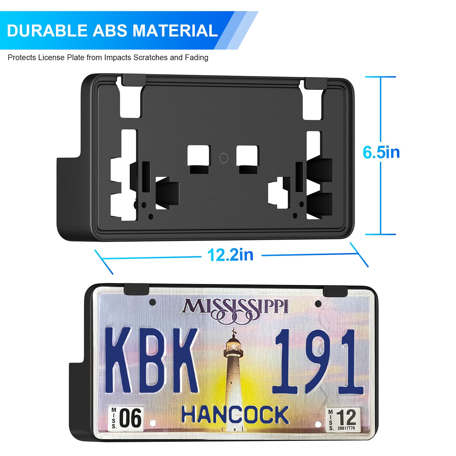 License Plate Frame for 2021 2022 - Product View
