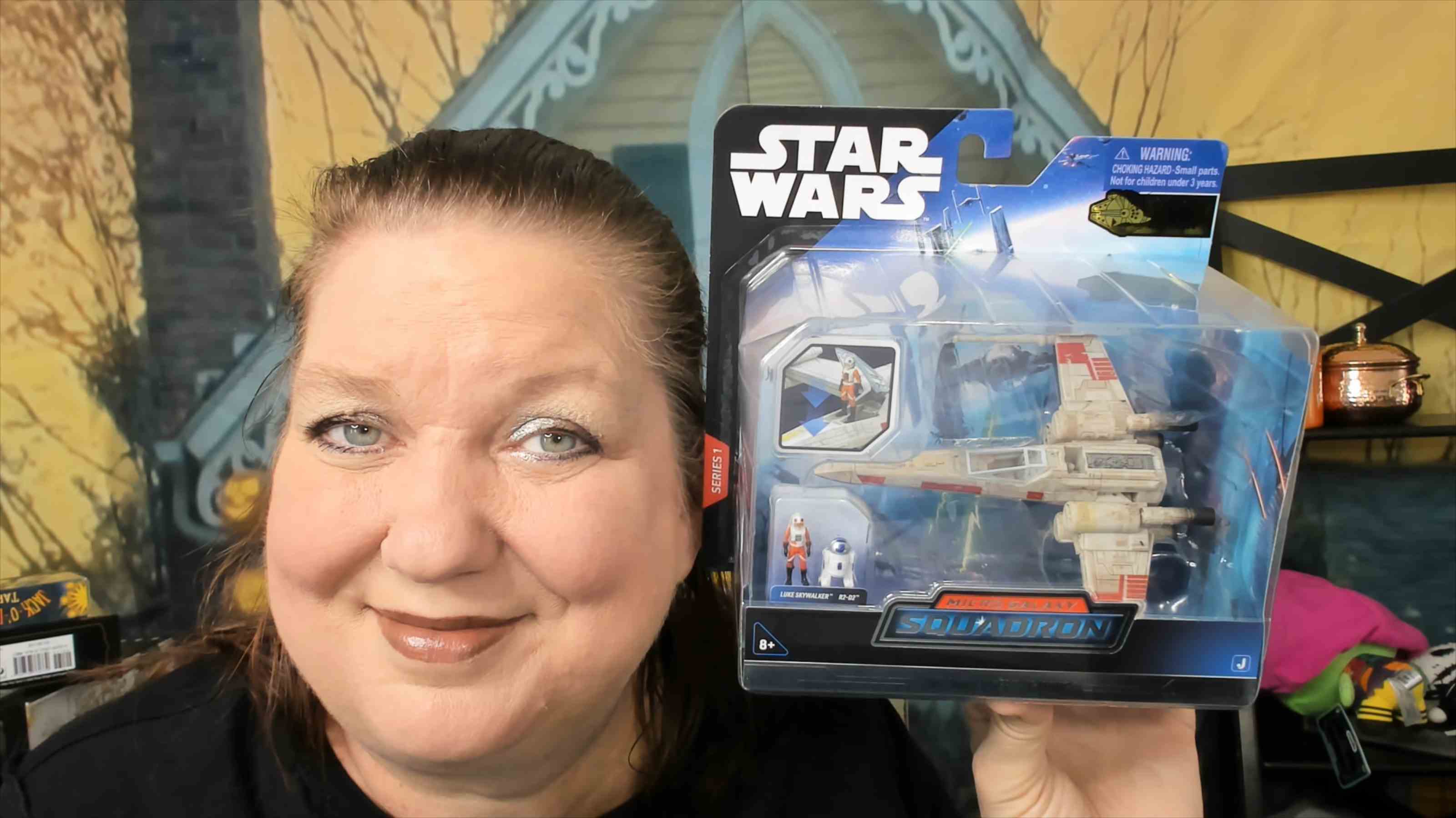 Watch Star Wars Micro Galaxy Squadron Luke Skywalker's X-Wing Toy