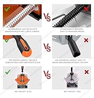 Vista 7 de Housolution Abrazadera de ángulo recto, [2 paquetes] Abrazadera de esquina de aleación de aluminio de 90 ° de un solo mango, herramienta