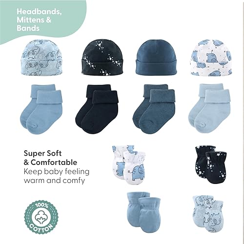 Miniatura 7 de The Peanutshell Juego de ropa y accesorios para recién nacidos, juego de regalo de canastilla de 30 piezas, se adapta a recién nacidos hasta 3