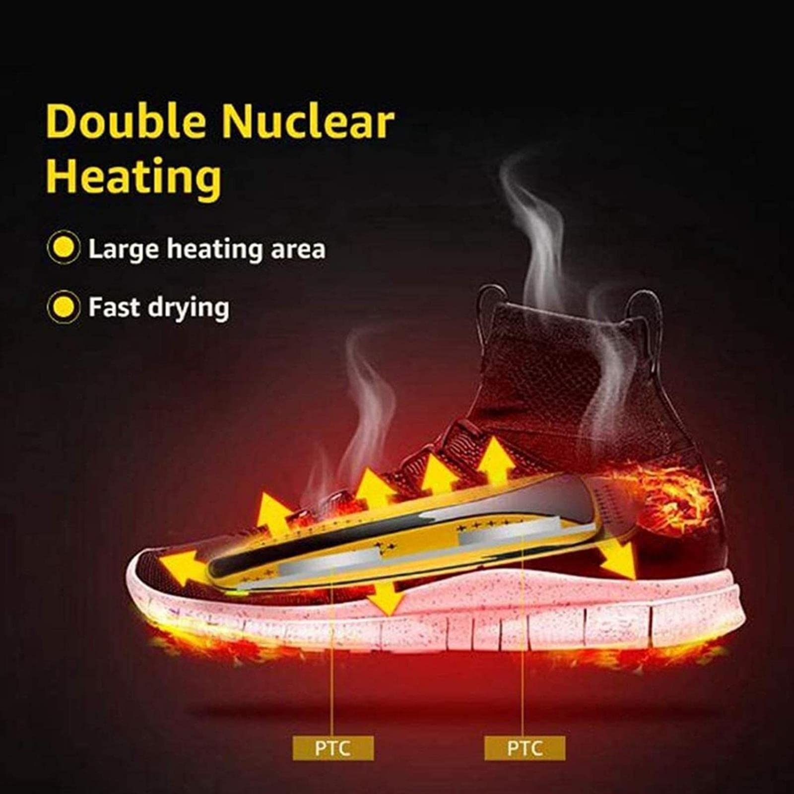 Asciuga scarponi, asciuga scarponi, asciuga guanti e scalda scarponi con soffiatore di calore, rack regolabile portatile, scaldapiedi elettrico per scarpe, guanti, cappelli, calzini, scarponi da