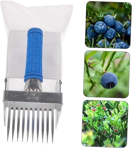 Miniatura 6 de Herramientas de recolección de arándanos lingonberries Picker Huckleberry Picking Scoop Berry Cosechadora Cesta Herramientas para el hogar