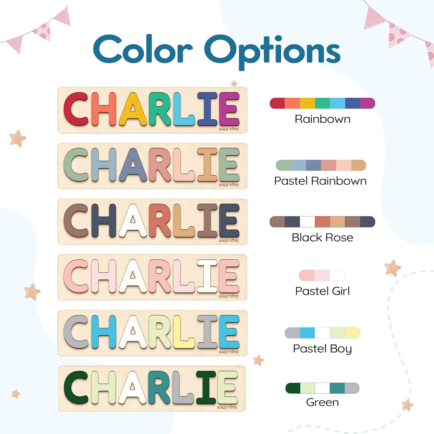 Personalized Name Puzzle for Toddlers 1-3 image 6