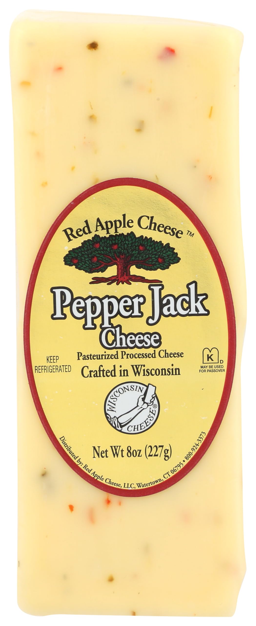 Red Apple Cheese, Pepper Jack, 8 Ounce