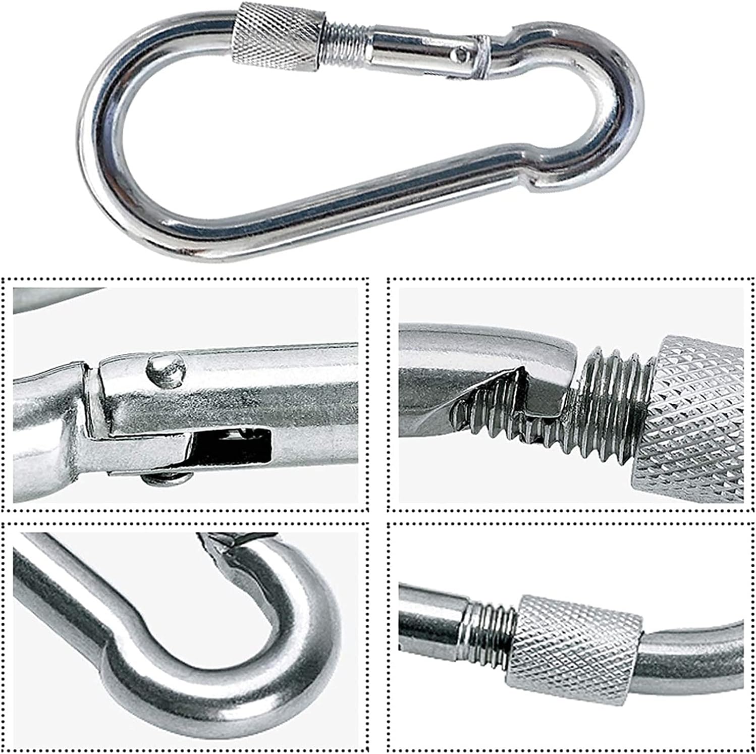 14MM Static Rock Climbing Rope High Strength Nylon Cord 32ft-656ft Fire Escape Safety Rappelling Rope Outdoor Hiking Accessories for Canyoneering Rescue Work ( Color : White , Size : 14mm x 25m )