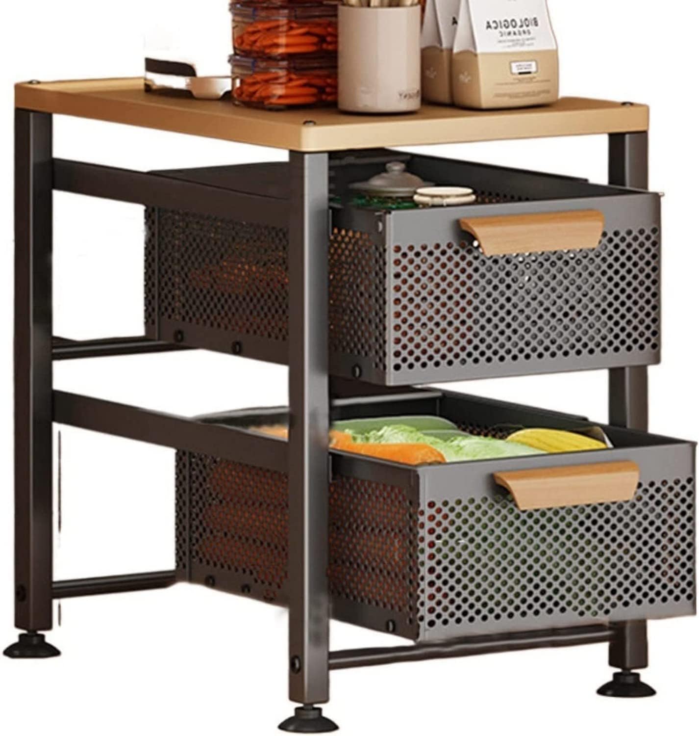 LEAYAN Under Sink Storage Organizer Drawers, Under