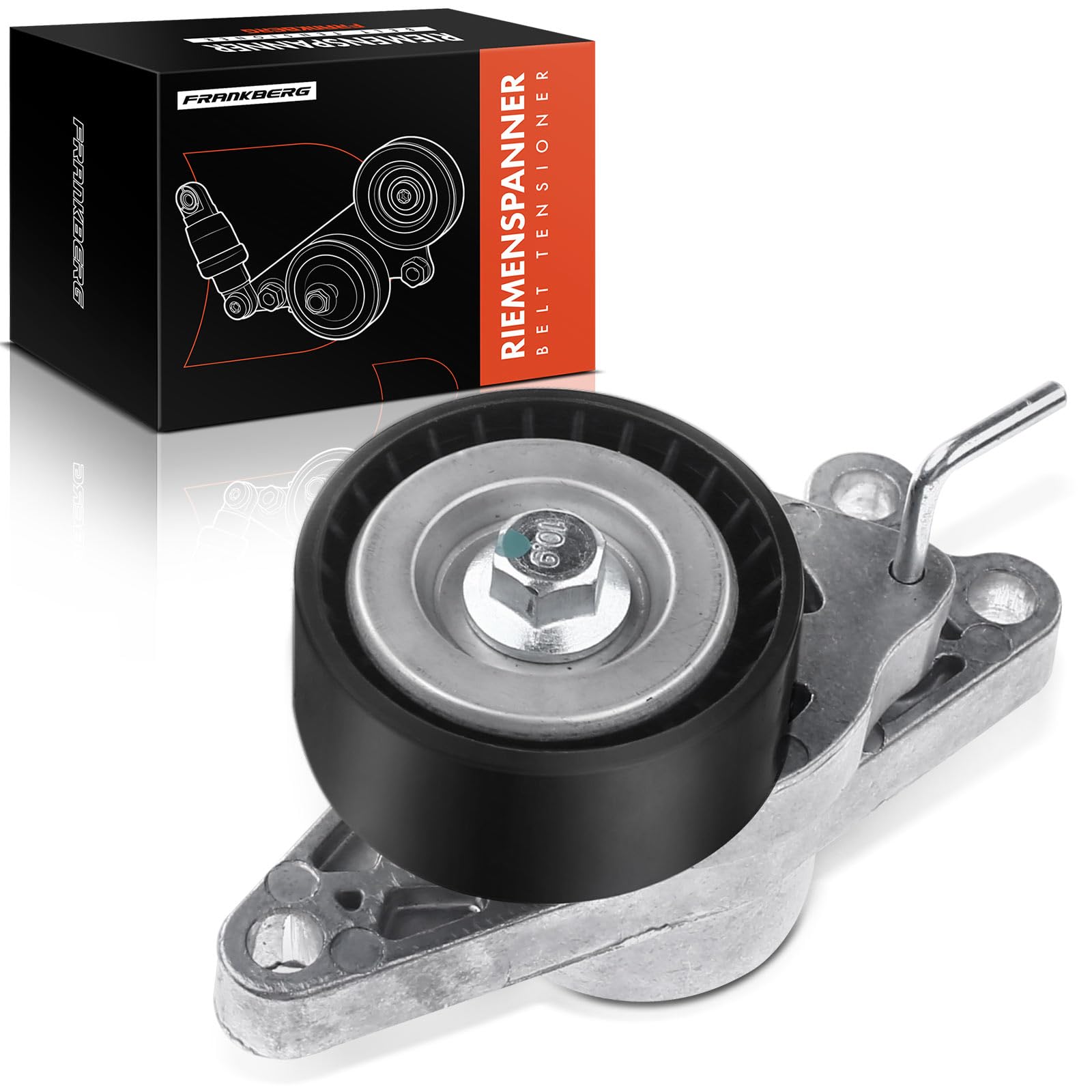 Frankberg Poulie de tension, tendeur de courroie 575197 | Compatible avec: Berlingo/Berlingo Première boîte M_, Bipper AA_, Xsara N1, berline 206, Boîte partenaire 5_ G_
