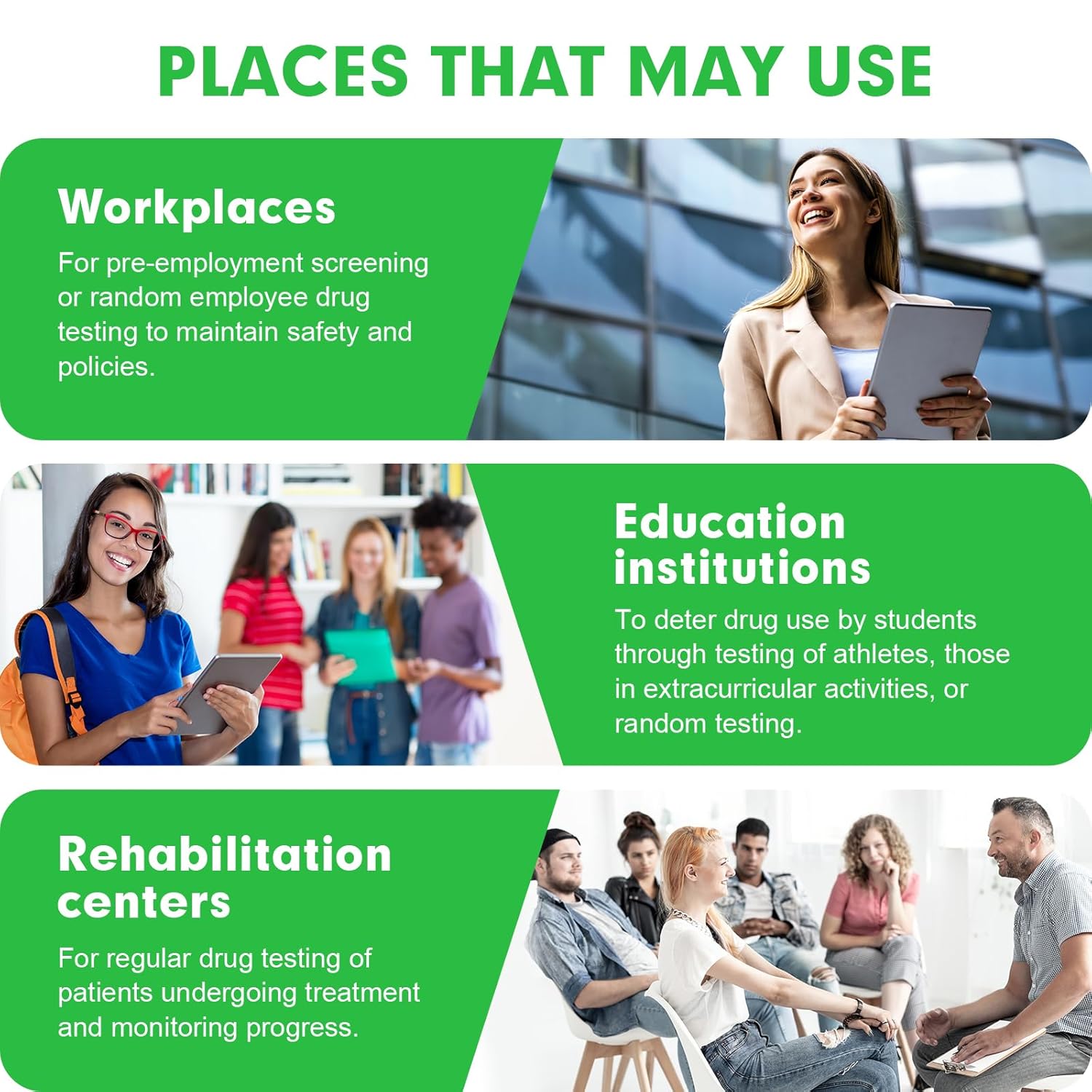 Easy@Home Drug Test Cup: Urine Drug Tests Kit, Testing All 12 Drugs AMP, BAR, BUP, BZO, COC, MDMA, MET, MOP 300, MTD, OXY, PCP, THC 50 in One Test Cup Kits，Built-in Test Strips, #ECDOA-6125B 5 Pack