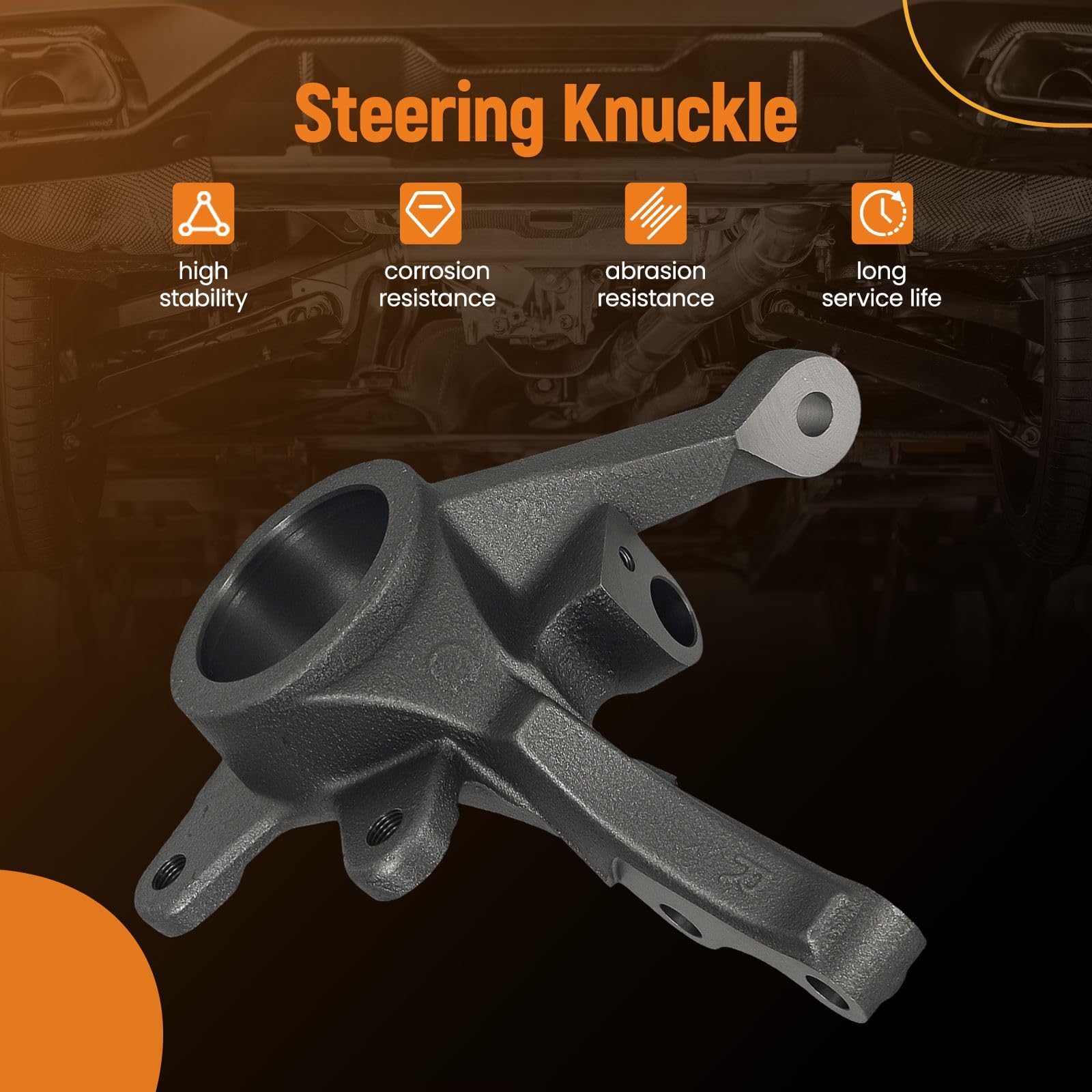 maXpeedingrods 2 x zawieszenie osi przedniej osi zwrotnicy lewej prawej do Renault Clio I/II Twingo 8200207303 8200207309 52 mm