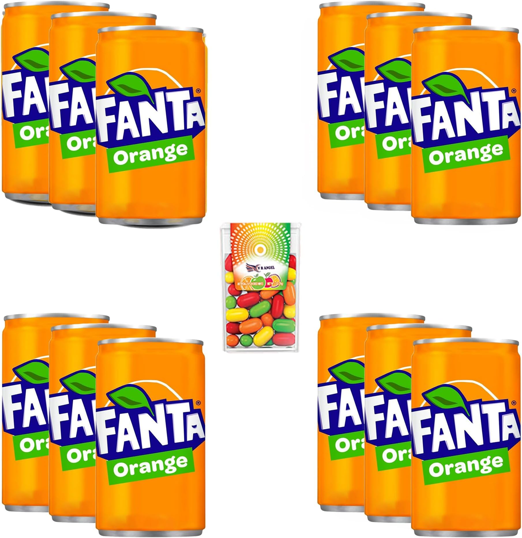 Mini Soft-Drink Cans 12-Pack (150ml) With Mint Bonus Sold by VR Angel Experience Refreshment Anywhere Anytime!