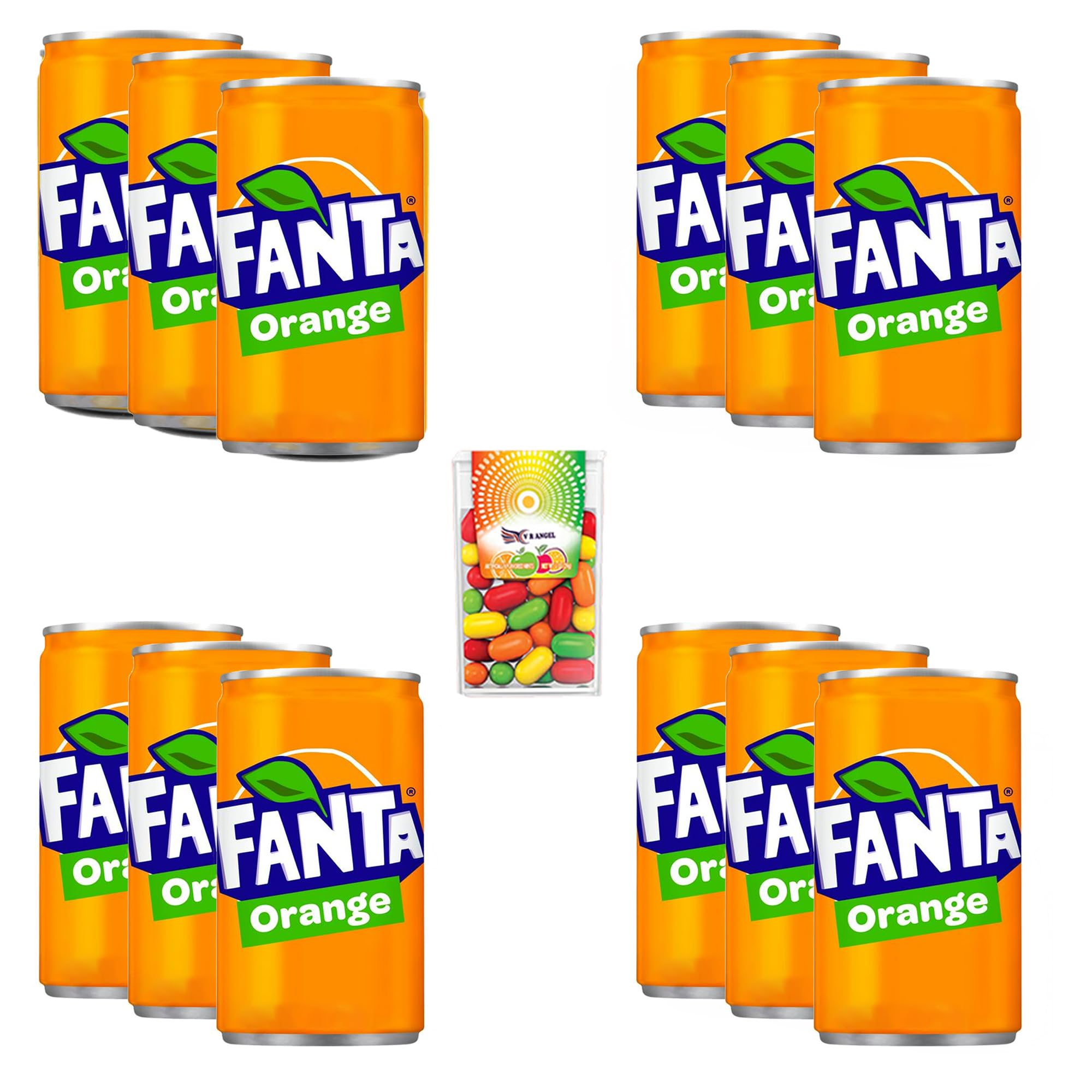 Mini Soft-Drink Cans 12-Pack (150ml) With Mint Bonus Sold by VR Angel Experience Refreshment Anywhere Anytime!