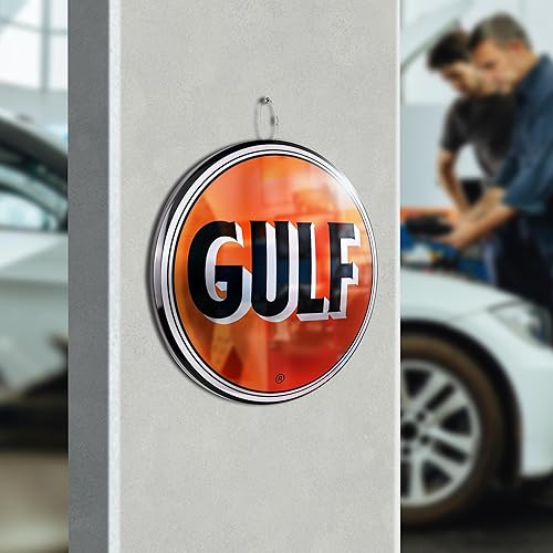 Miniatura 236 de American Art Decor Letrero de metal con forma de cúpula – Decoración retro de habitación para bar, cueva de hombre, garaje, sala de juegos, Corona