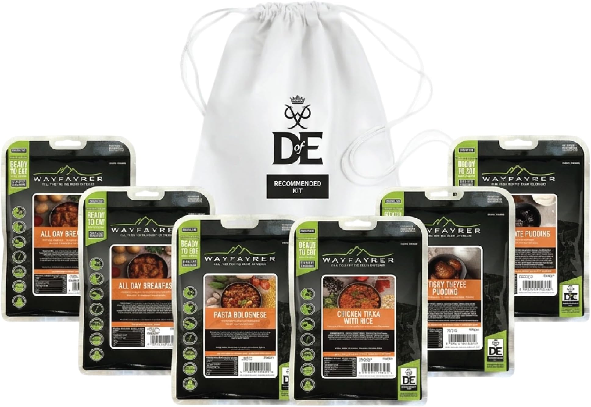Wayfayrer DofE Silver 2 Day Expedition Food Pack โ 6 Camping Meals