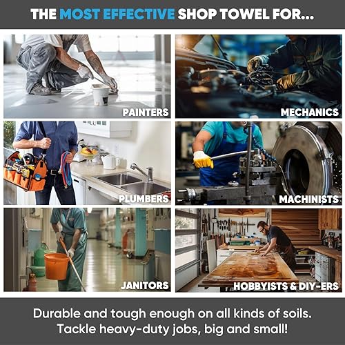 Miniatura 4 de Microfiber Wholesale Toallas de microfibra Trapos rojos reutilizables de MWipes 50 trapos en una caja Superabsorbentes, lavables a máquina