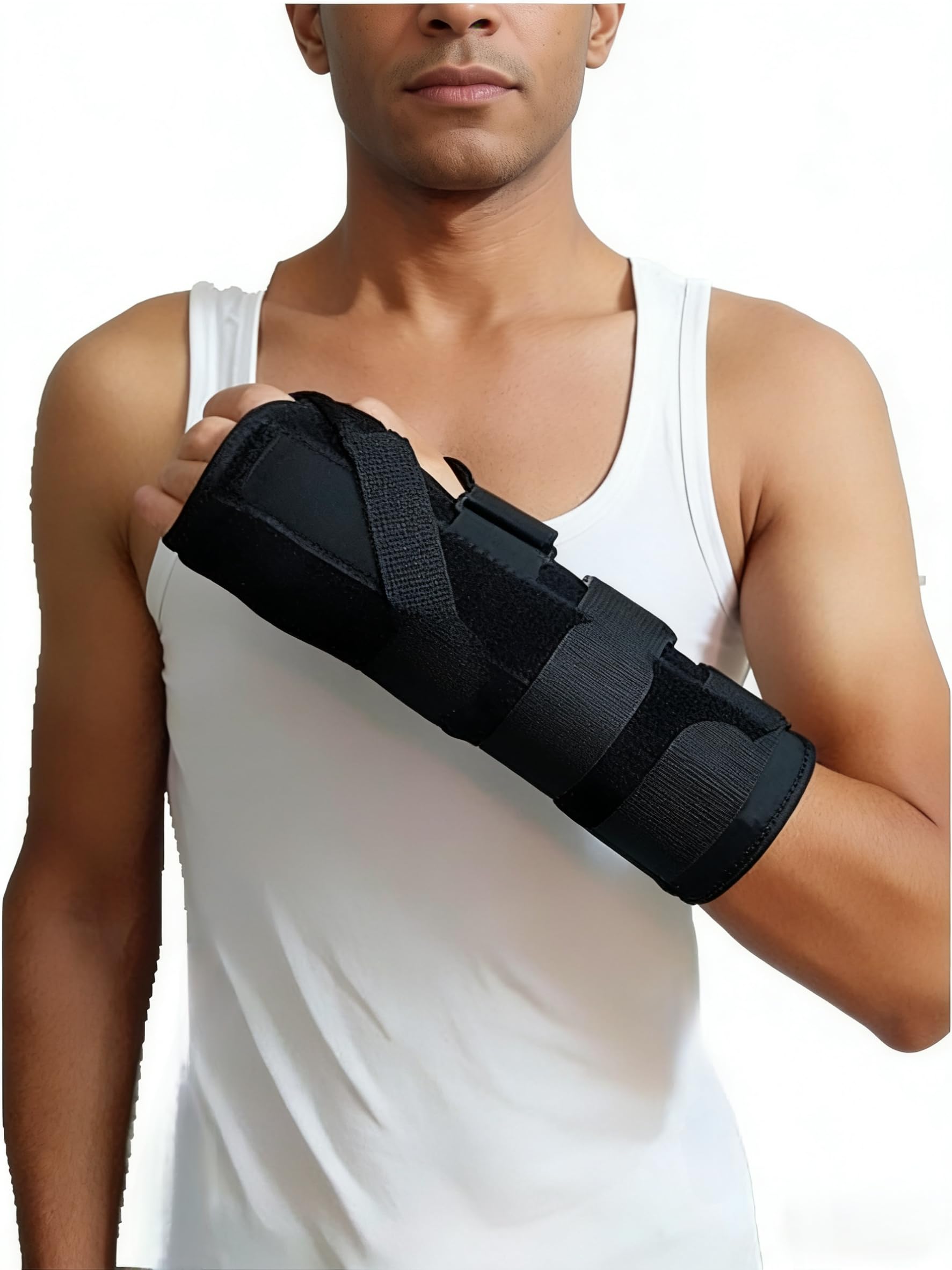 Férula de soporte para antebrazo y muñeca, férula inmovilizadora, férula de muñeca (mano derecha)