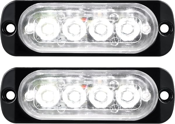 Willpower 4LED Strobe Lights for Emergency Vehicles and Trailers