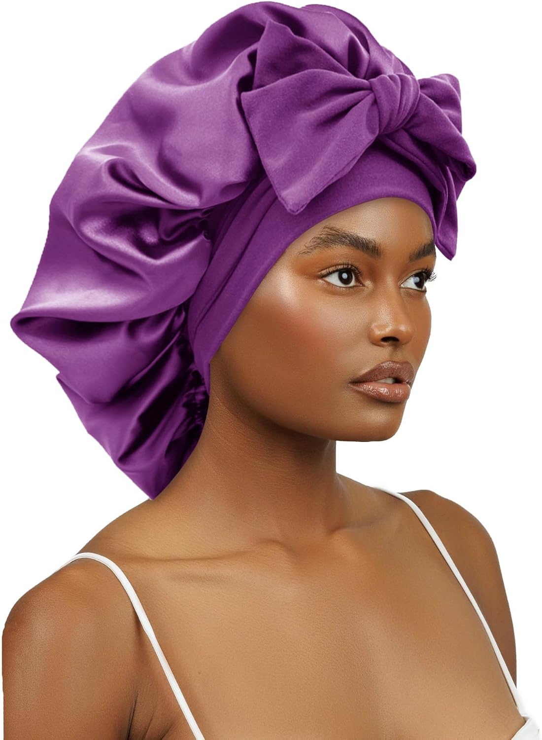 Satin Silk Bonnet for Sleeping Women Large Hair Jordan Ubuy