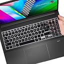 Saco Laptop Keyboard Protector for 2025 Asus Vivobook 15 X1502VA-BQ836WS / BQ835WS / BQ837WS / BQ838WS 15.6 Inch – Ultra-Thin Silicone Cover for Asus Vivobook 15 Keyboard Protection gallery image