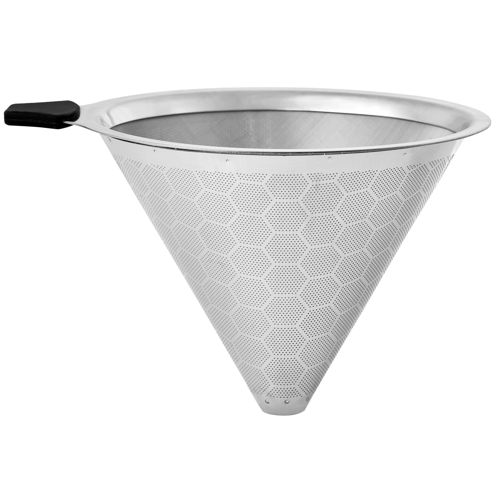 MISETTO Edelstahl-Kaffeefilter – Wiederverwendbar, Passt Für Hario V60 & Chemex, 800 Mesh, Kupfer-Optik