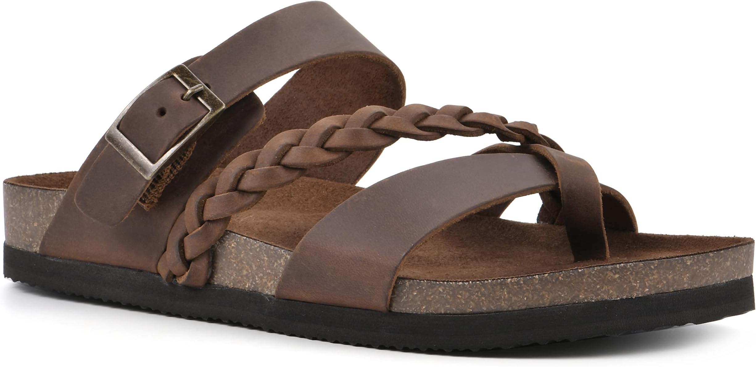 Women's Hazy Braided Signature Comfort-Molded Footbed Sandal