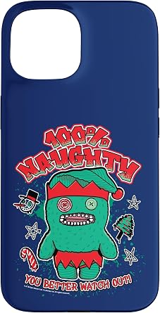 Fuggler Christmas Elf 100 Naughty You Better Watch Out Case for iPhone 15
