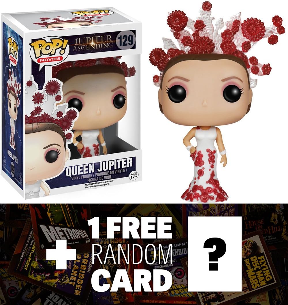 Jupiter Ascending Queen Jones: Funko POP! x Vinyl Figure + 1 Free Classic Sci-fi & Horror Movies Collector Card Bundle [46682]