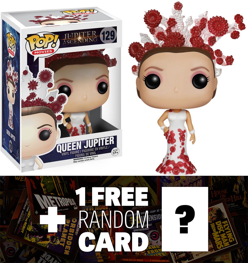 Jupiter Ascending Queen Jones: Funko POP! x Vinyl Figure + 1 Free Classic Sci-fi & Horror Movies Collector Card Bundle [46682]