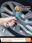 AKM Main manuelle Réversible Ensemble de pilotes d'impact Extractor-26 PCS Tournevis à impact S2 Acier Hex Phillips tournevis à fentes Bits beaucoup plus durable désengage Fermetures rouillées ou boulons congelés