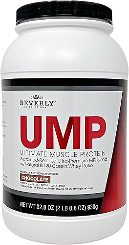 Vista 34 de Beverly International Ultimate Muscle Protein, Rocky Road, 2.05 libras, proteína en polvo, 1