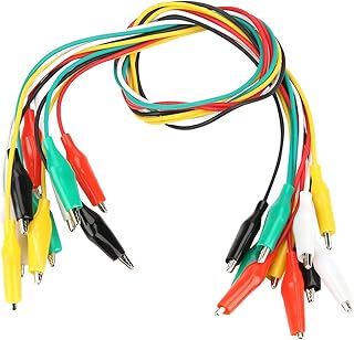 Clips Electrical Test Leads Set, Back Probe Kit 10pcs 50cm 35mm for Electrical Appliances Digital Test