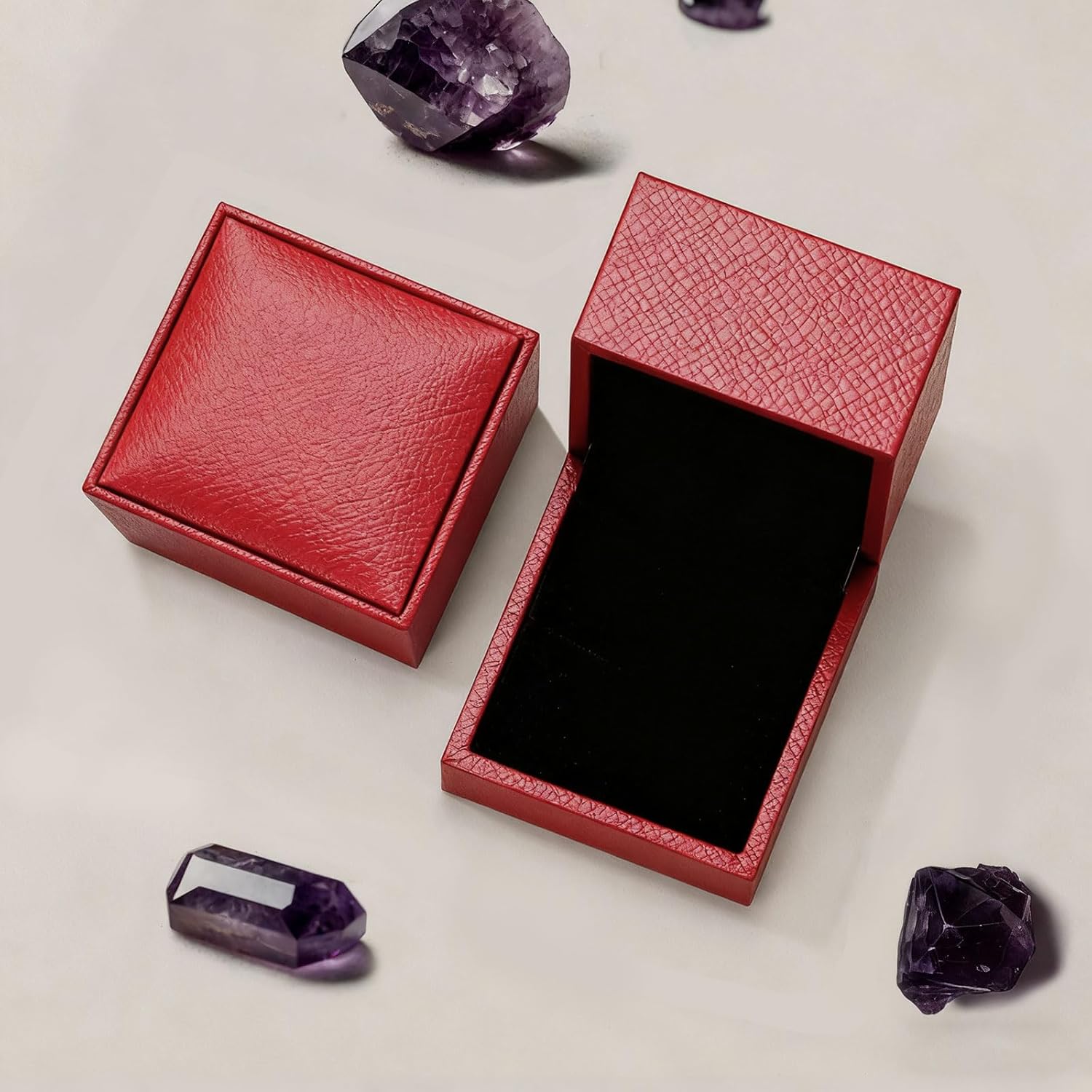 12x8MM Genuine Amethyst Drop Necklace for Women 925 Sterling Silver Natural Amethyst Teardrop Pendant Necklace Jewelry Gift for Her Wife Mom - Image 7