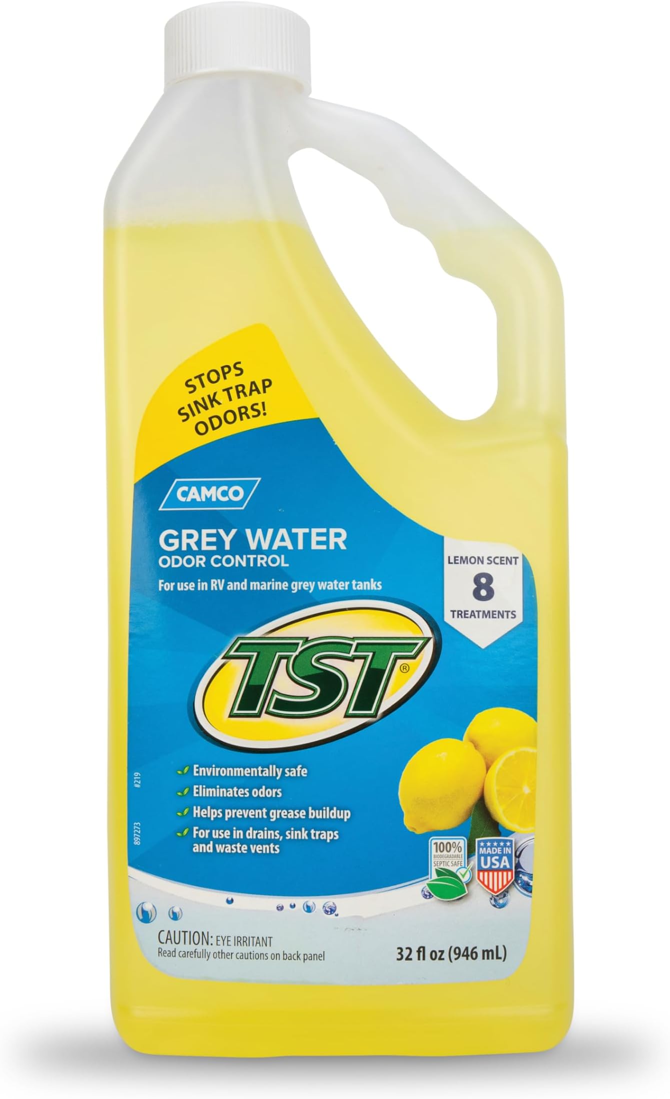Camco TST RVグレー水臭気コントロール 32オンス 40252