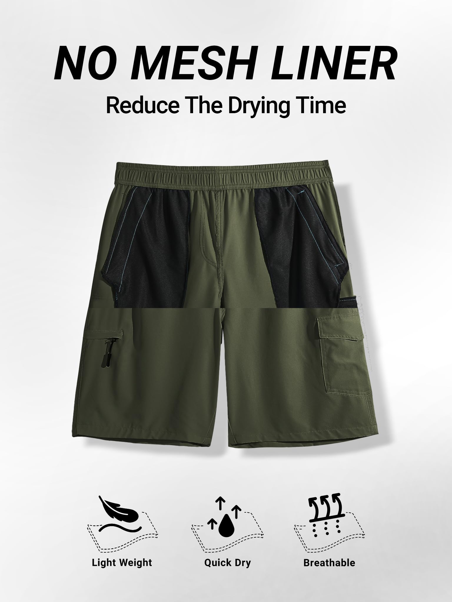 Arcweg Pantaloncini Uomo per Nuoto e Tempo Libero: Asciugatura Rapida, Tasca con Zip e Design Sportivo S-XXL