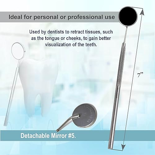Miniatura 5 de Público profesional para raspador dental, removedor de placa tártaro de doble extremo para dientes, raspador de dientes, limpieza dental añadida en